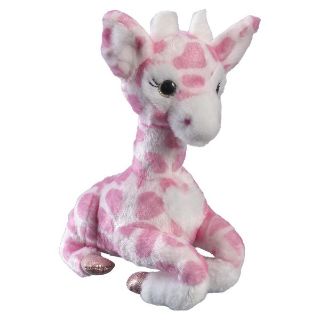 Obrázek z Žirafa růžová plyš 20cm 